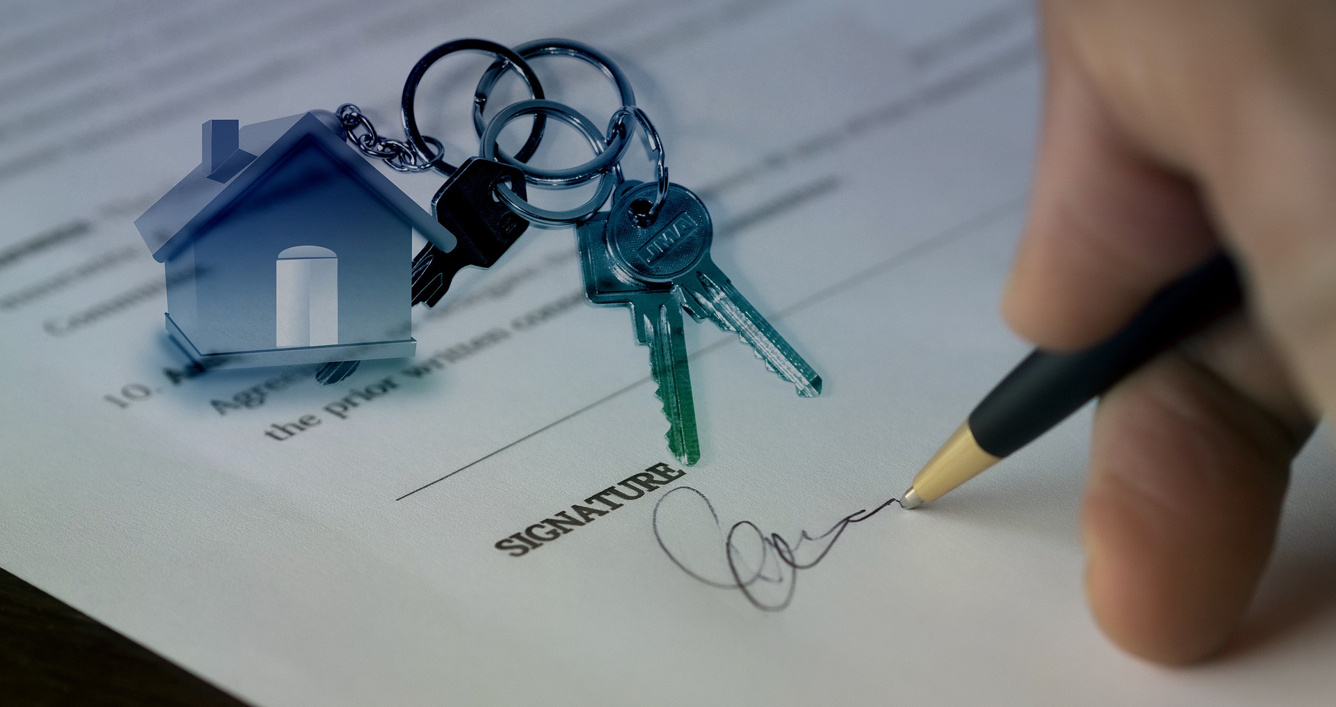 New Homebuyer Closing Papers Signature